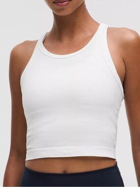 Lululemon Swiftly Tech Cropped Round-Neck Tank 2.0 - Size 8